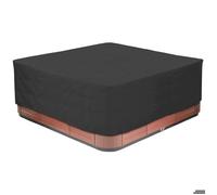 Housse de protection pour spa 218 x 218 cm-Tissu Oxford 210D imperméable - Anti-poussière et résistant aux UV-Avec sac de rangement