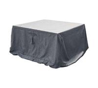 Housse de protection pour table carrée M HAMBO - 165 x 165 x 80 cm - Gris