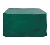 Rayen Housse de mobilier de jardin imperméable résistante avec ruban fixation vert 200x110x80 cm