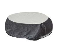 Housse De Protection Pour Table Ronde Hambo - 200 X 200 X 80 Cm - Gris Gris