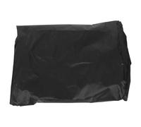 Housse de Protection pour Tondeuse à Gazon, Imperméable 210d Noire | Tondeuse Thermique Autoportée, Résistance Soleil et Intempéries, Paquet de Rangement Inclus