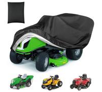 Housse de protection pour tondeuse autoportée, imperméable, en tissu Oxford, dimensions 264x100x130 cm, résistante aux UV, coupe-vent, avec cordon de serrage et poche