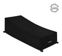 Housse de protection pour transat avec grille ventilée, tissu Oxford 210D imperméable, coupe-vent, résistant aux UV-MHB
