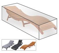 Housse de protection pour transat | Transparente | 218x77x55 cm