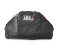 Weber Premium Housse de Protection pour Barbecue Pulse 2000, Respirante, résistante aux UV et à l’Eau, Protection Contre Le Vent et Les intempéries, Fixation par Bandes Auto-agrippantes, Noir (7140)
