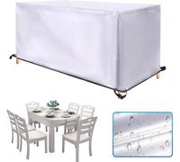 Housse de protection résistante aux intempéries pour salon de jardin, 130 x 80 x 90 cm, imperméable et résistante aux UV