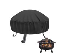 Housse de protection robuste en tissu Oxford pour foyer de terrasse Ovutdoor | Housse de brasero ronde pour pique-nique, cour, terrasse, jardin, garage, maison, camping, véranda, arrière-cour