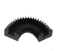 Housse de protection télescopique flexible pour rail de guidage linéaire Hgr20 - Protection contre l'huile pour fraiseuse CNC pour imprimante 3D - Longueur étirée : 300 mm - Longueur étirée : 400 mm