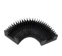 Housse de protection télescopique flexible pour rail de guidage linéaire Hgr20 - Protection contre l'huile pour fraiseuse CNC pour imprimante 3D - Longueur étirée : 300 mm - Longueur étirée : 600 mm