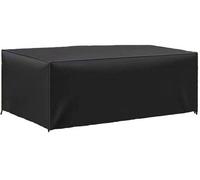 Housse de protection Unyqoos® pour meubles de jardin – résistante aux intempéries, housse de protection avec cordon de serrage et protection contre le vent, dimensions 200 x 160 x 80 cm, tissu Oxford 