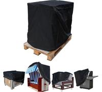 Housse de protection XXL 250 x 130 x 90 cm - Housse universelle pour palettes,boîte grillagée,barbecue,paniers de plage et meubles