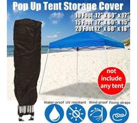 Housse De Rangement De Pare-Soleil Uv, Imperméable, 3 Tailles, Avec Corde Réglable, Pour Tente Pop-Up, Auvent De Jardin Extérieur, Protection D'ombrage