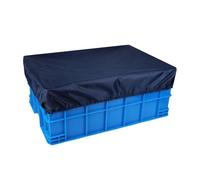 Housse de rangement pour boîte de terrasse - Housses de protection imperméable et anti-poussière pour panier de rangement, corde élastique, ajustement sécurisé, housse de meubles d'extérieur, housses