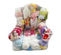Housse de rangement pour pouf - Pouf transparent | Doublure résistante à l'humidité - Volume de rangement surdimensionné, organiseur de jouets en peluche, sièges de style pouf pour l'organisation de