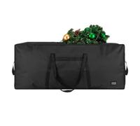 Housse de rangement pour sapin de Noël Conteneur de stockage robuste et | Sac de rangement pour arbre de Noël pour étagère, sous-sol, garage, décorations d