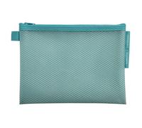 Exacompta - Réf. 37140E - 1 pochette EVA à fermeture éclair en plastique souple Chromaline pastel - format à classer A5 - Pour ranger des fournitures, accessoires de beauté - 3 couleurs aléatoires