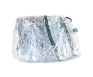 Housse de rechange en PVC pour serre à fermeture éclair Blanc | Cette bâche en PVC dispose d'une porte enroulable pour fournir une ventilation optimale pour aider les plantes à pousser.