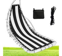 Housse de rechange en tissu épais pour chaise de terrasse - Pièce de | Tissu de rechange pour fauteuil suspendu - Convient pour pelouse, terre, extérieur, terrasse, camping, jardin
