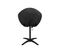 Housse de rechange pour barbecue 48,3 x 48,3 x 45,7 cm pour Weber 53,3 cm | Polyester noir, résistant aux intempéries, résistant aux UV, indéchirable, ourlet élastique réglable