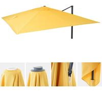 Housse de rechange pour parasol de luxe HWC-A96, housse de parasol de rechange, 3x4m (Ø5m) polyester 3,5kg ~ jaune