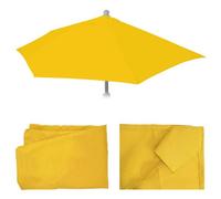 Housse De Rechange Pour Parasol Demi-Rond Parla, Housse De Rechange Pour Parasol, 300cm Tissu/Textile Uv 50+ 3kg Jaune Jaune