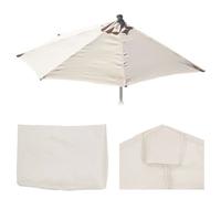 Mendler Toile de Rechange pour Parasol Demi-Rond Parla 300cm UV 50+ 3kg crème