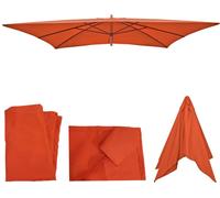 Housse de rechange pour parasol en bois Florida 2x3m, housse de parasol de jardin ~ terracotta