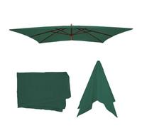 Housse De Rechange Pour Parasol Florida 3x4m, Housse De Rechange Pour Parasol, Polyester Vert Vert