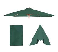Mendler Housse de rechange pour parasol Florida Ø 3,5 m polyester 8 baleines Vert