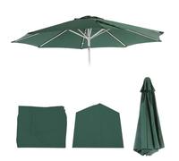 Housse De Rechange Pour Parasol N18, Housse De Parasol De Rechange, Ø 2,7m Tissu/Textile 5kg Vert Vert