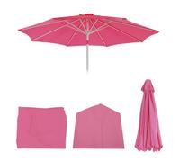 Housse de rechange pour parasol N19, housse de rechange pour parasol, Ø 3 m, tissu ~ rose