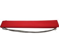 Housse de rechange pour store HWC-H27, cassette complète Housse de rechange protection solaire 6x3m ~ Polyester bordeaux-rouge