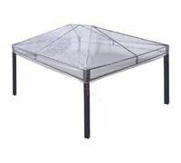 Housse de rechange transparente pour tonnelle - 400 x 300 x 32 cm - PVC | Imperméable, résistant aux intempéries, facile à nettoyer, pour jardin, terrasse