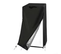 Housse de réfrigérateur extérieur 420D résistante à l'eau pour congélateur vertical et anti-poussière pour refroidisseur de boissons, terrasse de jardin, 58,4 x 58,4 x 142,4 cm (61 x 76 x 170 cm)