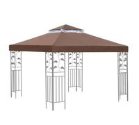 Housse De Remplacement Gazebo - 3x3m Résistant Imperméable Double Toit,Housse De Remplacement pour Toit Tente Extérieure,pour Extérieur Jardin Bord Piscine Plage Barbecue Camping Pique-Nique Fête