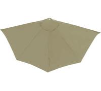 Housse de remplacement pour demi-parasol de jardin - Housse de parasol - 3 mètres - Coton mélangé - Imperméable - Couleur unie