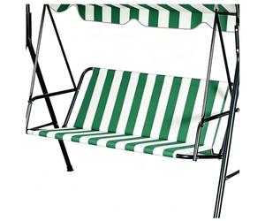 Housse de Remplacement pour Siège de Balancelle de Jardin, 600D Oxford épais Imperméable, Housses de Coussin de Remplacement pour Balancelle de Jardin 2/3 Places,Green 2,113x47x47cm