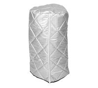 Housse de Réservoir de Propane en Tissu Oxford Étanche Isolante | Argenté, Usage Extérieur pour Patio, Bouteille de Gaz et Propane, Installation Facile