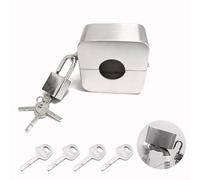 Housse de robinet d'extérieur en acier inoxydable avec verrou - 304 - Protection antirouille pour robinet de jardin pour la prévention du vol d'eau | pour la maison et le parc