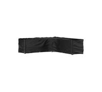 vidaXL Housse de salon de jardin en forme de L 300x300x90 cm 20 œillets Noir