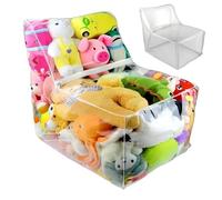 Housse de siège de poche pour animaux transparents - Housse de siège de poche imperméable avec fermeture éclair, sac de capacité de rangement pour , garçons et filles - Pour chambre d'enfant