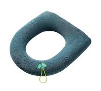 Housse de siège de toilette avec rehausseur - Housse pour coussin de siège | Doux et confortable : facile à installer et pratique pour l'abattant des toilettes, design facile à nettoyer. Chauffe-siège