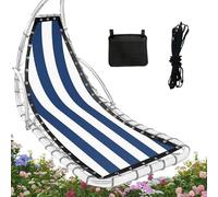 Housse de siège oscillante en tissu Chaise Fix, accessoires de fixation | Tissu de rechange pour fauteuil suspendu - Convient pour pelouse, terre, extérieur, terrasse, camping, jardin