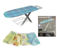 Housse de table à repasser 160 x 60 cm XXL housse de table à repasser universelle grande maxi housse de table à repasser basique, convient aux fers à repasser à vapeur, fabriquée en Italie, couleurs