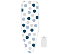 Housse de Table à Repasser Laundryspecialist Classic - 2 Couches et équipée de Mousse 3MM - Taille S/M pour Une Largeur de 25 à 32 cm et Une Longueur de 105 à 112 cm