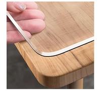 Housse de table C de 152,4 x 172,7 cm - Sous-main imperméable en PVC de 1,5 mm d'épaisseur, idéal pour les tables d'appoint de canapés, tables de chevet et facile à nettoyer, parfaite pour la