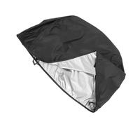 Housse de Table D’extérieur en Oxford Noir, Ajustement Sécurisé | Protection Toutes Saisons, Cordons à Pression Base, pour Table de Jeu Garçon et Filles et Pataugeoire