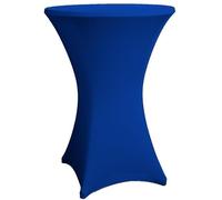 Housse de table de bar bleu royal pour 70 - 75 cm de diamètre extensible - Housses diverses