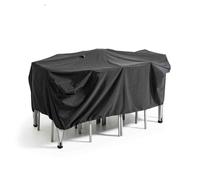 Housse de table de jardin noire 170 x 110 cm Cov'Up - Oviala