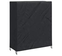 vidaXL Housse de Table de Pingpong Uni Noir 165 x 70 x 185 cm tissu